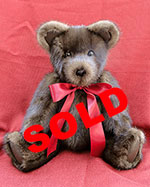 Mahogany Mink Fur Teddy Bear